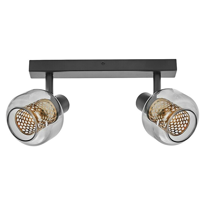 Ledvance Regleta LED Firefly (5,6 W, L x An x Al: 38,5 x 10,5 x 17,6 cm, Negro, Blanco cálido, 2 ud.) | BAUHAUS