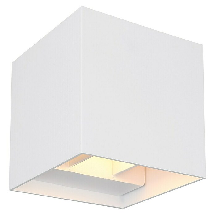 Globo LED-Außenwandleuchte Veronika (3 W, 10 x 10 x 10 cm, Weiß, IP54) | BAUHAUS