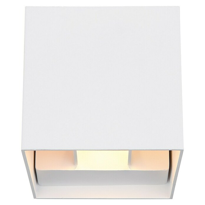 Globo LED-Außenwandleuchte Veronika (3 W, 10 x 10 x 10 cm, Weiß, IP54) | BAUHAUS