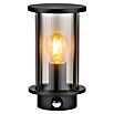 Globo Außenwandleuchte Gracey (60 W, 14,3 x 14,3 x 25,2 cm, Anthrazit, IP54, Mit Sensor) | BAUHAUS