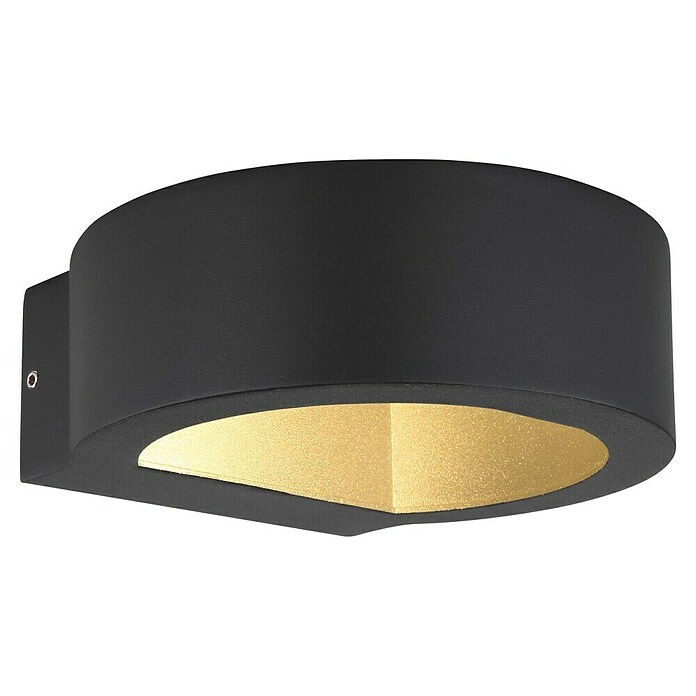 Globo LED-Außenwandleuchte Slice (7 W, 15,6 x 16 x 5,5 cm, Anthrazit, IP54) | BAUHAUS