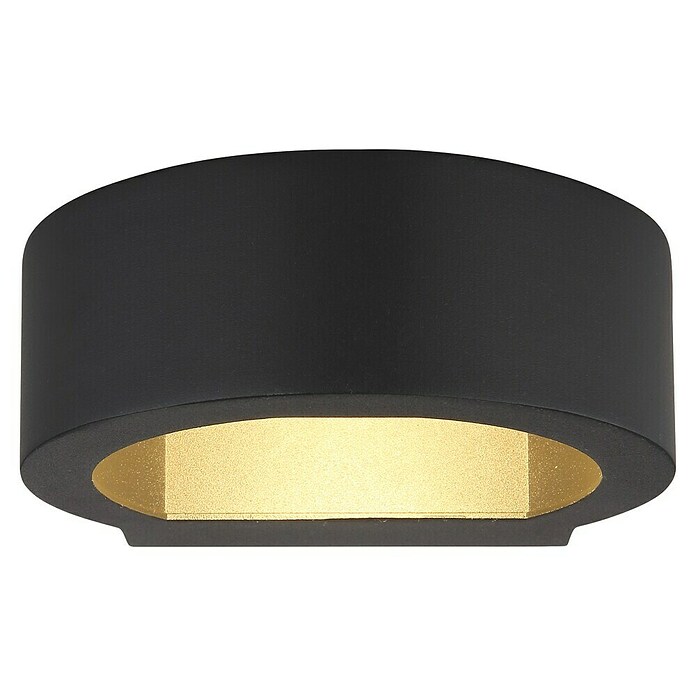 Globo LED-Außenwandleuchte Slice (7 W, 15,6 x 16 x 5,5 cm, Anthrazit, IP54) | BAUHAUS