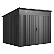 Hoggar Caseta para jardín Pioneer Y70 (Medidas ext. (An x Pr): 256 x 221 cm, Antracita, Acero, 5,66 m²) | BAUHAUS