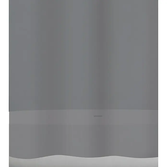 Sanidecor Duschvorhang Basic - B x H: 180 x 200 cm, Kunststoff, Grau - Ein minimalistischer, grauer Stoffbezug für ein Möbelstück, der eine schlichte und moderne Ästhetik bietet.