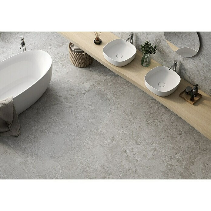 BHS Showroom Pavimento porcelánico Marais (60 x 120 cm, Gris, Mate, Rectificado) | BAUHAUS
