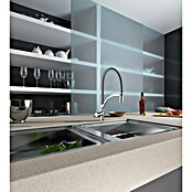 IO Grifo de cocina extraíble Design (Cromo, Brillante) | BAUHAUS