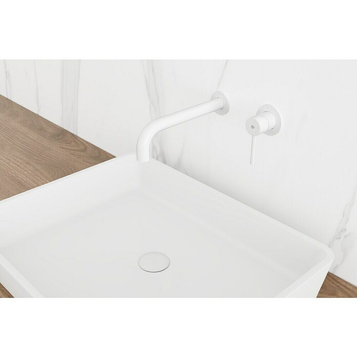 IO Sirio Grifo de lavabo empotrado (Blanco) | BAUHAUS