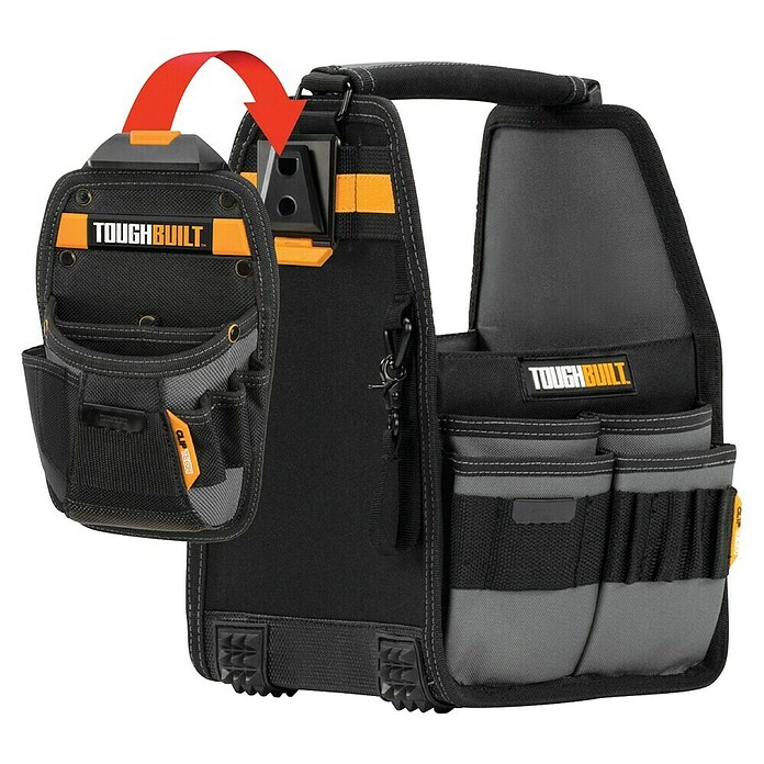 ToughBuilt ClipTech Bolsa para herramientas TB-CT-180-8 (L x An x Al: 22 x 30,5 x 34 cm, Poliéster) | BAUHAUS