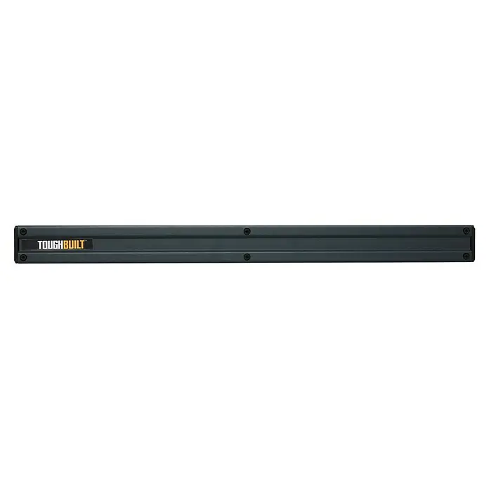 ToughBuilt Organizador profesional TB-53-R-BEA - An x Pr x Al: 609,6 x 12 x 190 mm, Acero - Una caja de herramientas Toughbuilt gris con tornillos en las esquinas. Diseño robusto para uso exigente.