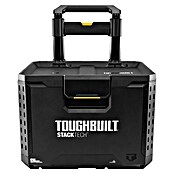 ToughBuilt StackTech Rollende Profi-Box (L x B x H: 50 x 56 x 66,5 cm, Kunststoff, Ausziehbarer Handgriff) | BAUHAUS