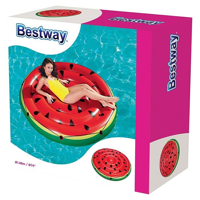 Bestway Plavalni otok Watermelon Island  (Ø x V: 188 x 25 cm) | 8308 - Aufblasartikel | ICIC - Pools / Whirlpools Zubehör | ICI - Pools & Zubehör | IC - Freizeit im Garten | I - Stadtgarten | BAUHAUS