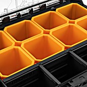 ToughBuilt StackTech Organizador de piezas pequeñas TB-B1-O-30 (L x An x Al: 40 x 53 x 18 cm, Plástico, Número de compartimentos: 8 ud.) | BAUHAUS