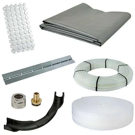 Solarfloor  Fußbodenheizung Trockenplatten Komplettpaket