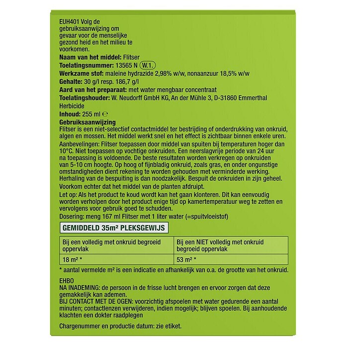 Protect Garden Onkruidverdelger Flitser 35m² (255 ml, Werkingsbereik: 35 m²) | BAUHAUS
