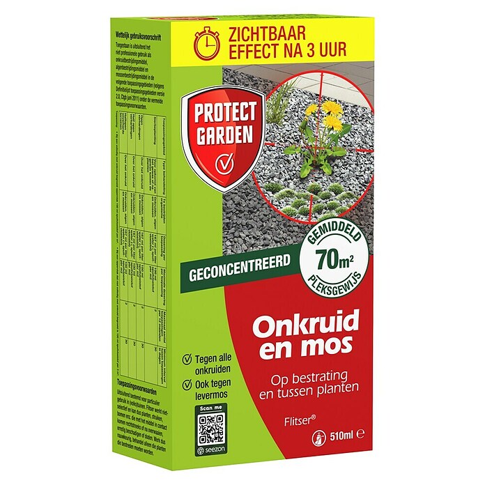 Protect Garden Onkruidverdelger Flitser 70m² (510 ml, Werkingsbereik: 70 m²) | BAUHAUS