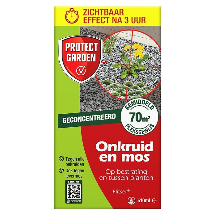 Protect Garden Onkruidverdelger Flitser 70m² (510 ml, Werkingsbereik: 70 m²) | BAUHAUS