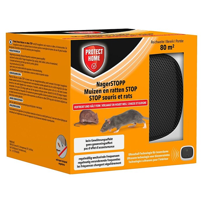 Protect Home Ratten- en muizenbestrijding 80 m² (Werkingsbereik: 80 m², Op netstroom) | BAUHAUS