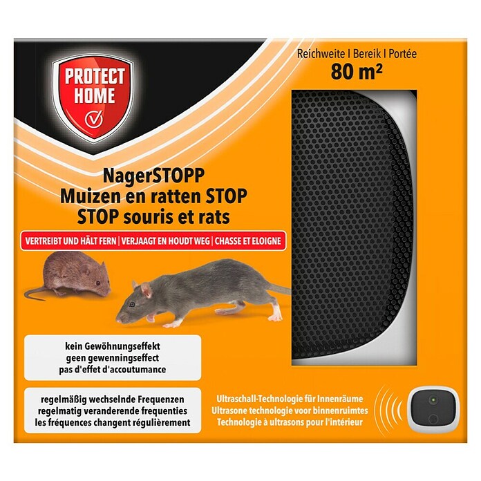 Protect Home Ratten- en muizenbestrijding 80 m² (Werkingsbereik: 80 m², Op netstroom) | BAUHAUS