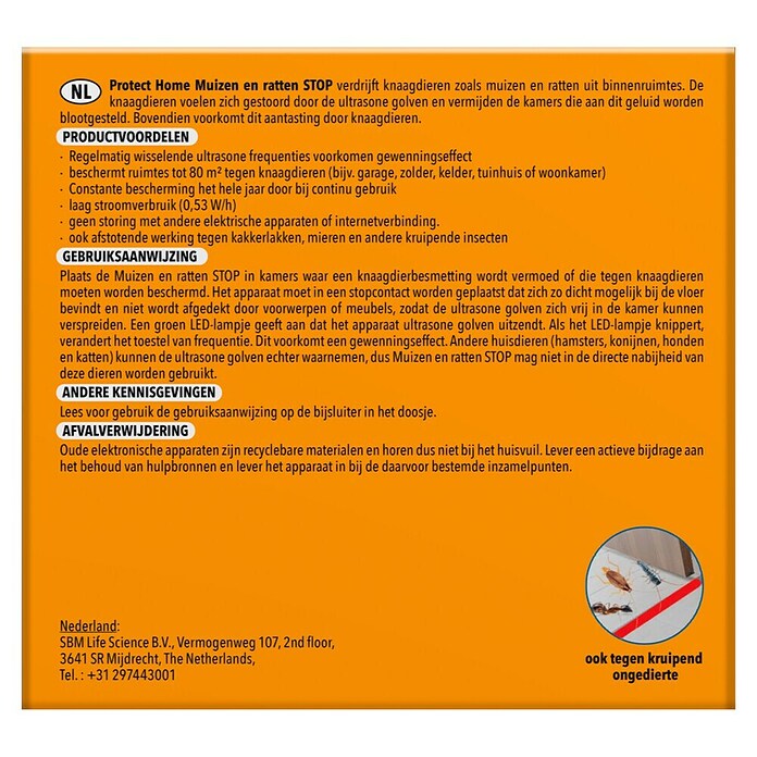 Protect Home Ratten- en muizenbestrijding 80 m² (Werkingsbereik: 80 m², Op netstroom) | BAUHAUS