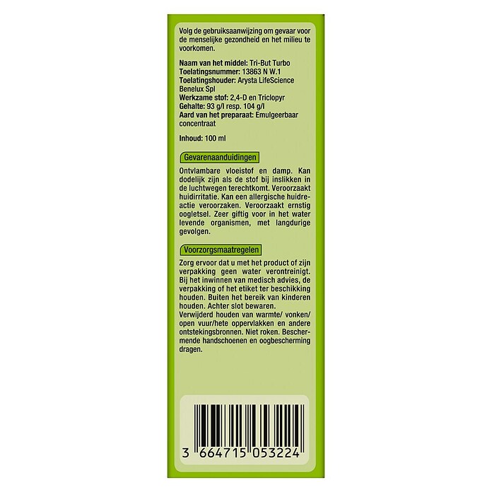 Protect Garden Onkruidverdelger Tri-But Turbo (100 ml) | BAUHAUS