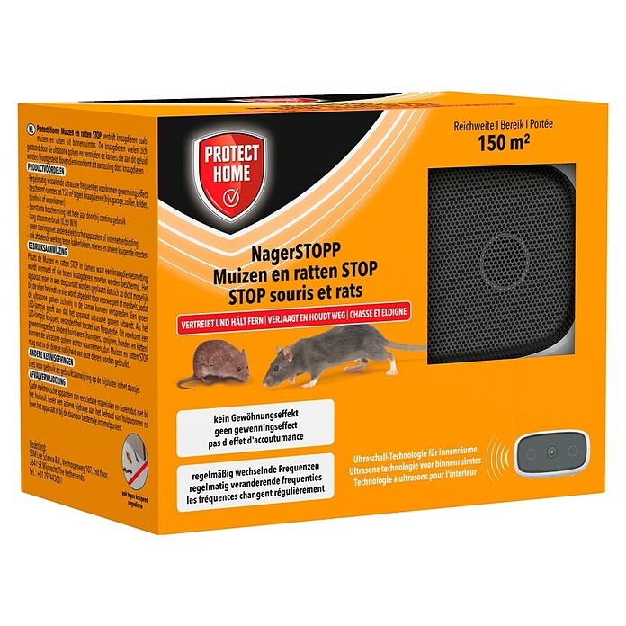 Protect Home Ratten- en muizenbestrijding 150 m² (Werkingsbereik: 150 m², Op netstroom) | BAUHAUS