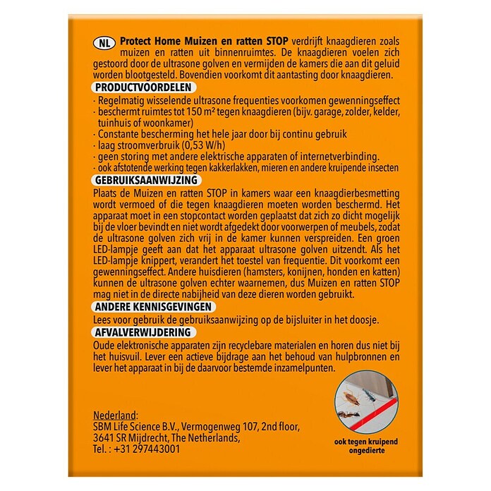 Protect Home Ratten- en muizenbestrijding 150 m² (Werkingsbereik: 150 m², Op netstroom) | BAUHAUS