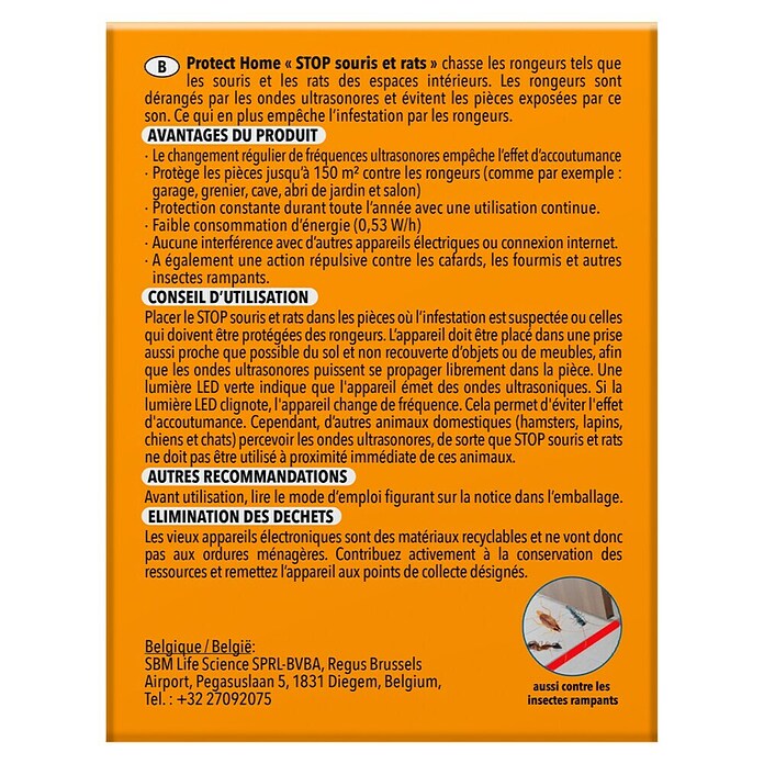 Protect Home Ratten- en muizenbestrijding 150 m² (Werkingsbereik: 150 m², Op netstroom) | BAUHAUS
