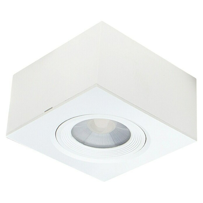 Alverlamp Foco LED basculante (7 W, L x An x Al: 9 x 9 x 5 cm, Blanco) | BAUHAUS