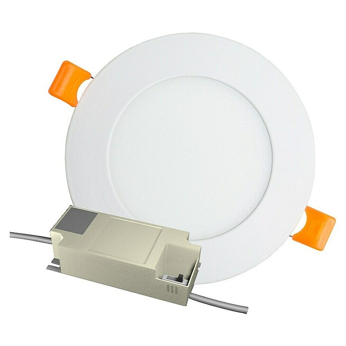 Alverlamp Downlight empotrable LED redondo (6 W, Ø x Al: 12 x 1,5 cm, Blanco cálido) | BAUHAUS