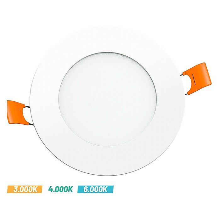 Alverlamp Downlight empotrable LED redondo (4 W, Ø x Al: 11 x 2 cm, Blanco cálido) | BAUHAUS