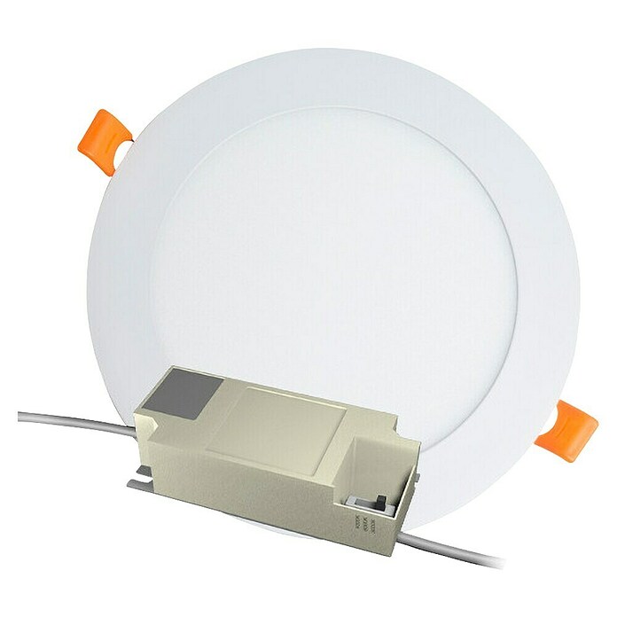 Alverlamp Downlight empotrable LED redondo (9 W, Ø x Al: 14,5 x 1,5 cm, Blanco cálido) | BAUHAUS