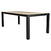 Sunfun Vrtni stol Malmo  (D x Š x V: 210 x 90 x 74 cm, Crna, smeđa) | BAUHAUS
