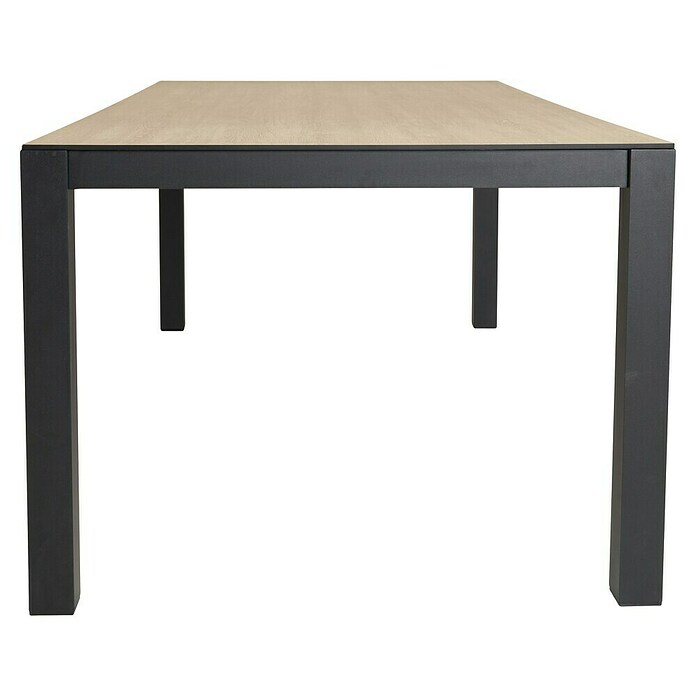 Sunfun Vrtni stol Malmo  (D x Š x V: 210 x 90 x 74 cm, Crna, smeđa) | BAUHAUS