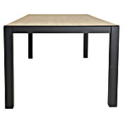 Sunfun Vrtni stol Malmo  (D x Š x V: 210 x 90 x 74 cm, Crna, smeđa) | BAUHAUS