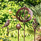 Windhager Aufsatzstück Windspiel (Braun, Passend für: Windhager Pflänzstäbe 120 cm/150 cm, Windspiel) | BAUHAUS