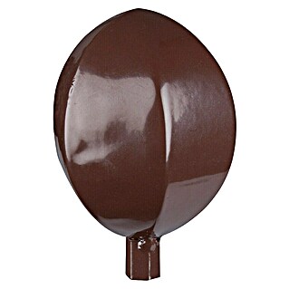 Windhager Aufsatzstück Kugel (Braun, Passend für: Windhager Pflänzstäbe 120 cm/150 cm, Kugel)