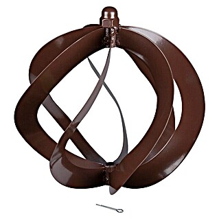 Windhager Aufsatzstück Windspiel (Braun, Passend für: Windhager Pflänzstäbe 120 cm/150 cm, Windspiel)