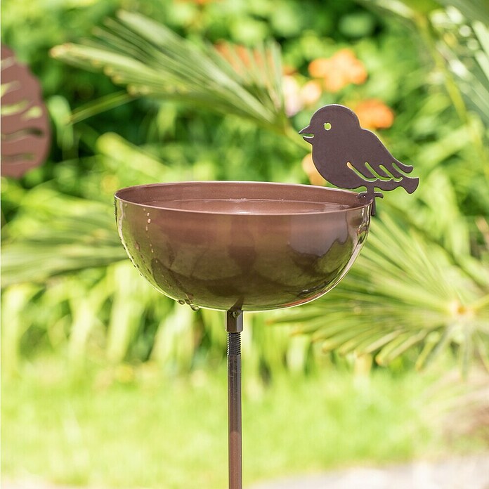 Windhager Aufsatzstück Vogeltränke (Braun, Metall, Passend für: Windhager Pflanzstab 120 cm/150 cm) | BAUHAUS