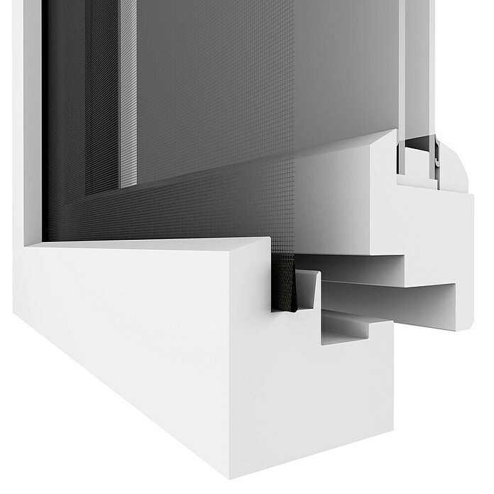 Windhager Insektenschutzgitter Pop-Up Screen (B x H: 100 x 120 cm, Montage Insektengitter: Klemmen, Anthrazit) | BAUHAUS