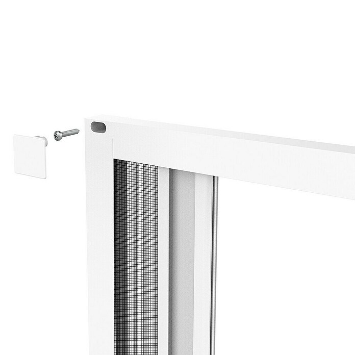 Windhager Insektenschutz-Türplissee Plus (B x H: 110 x 220 cm, Weiß) | BAUHAUS