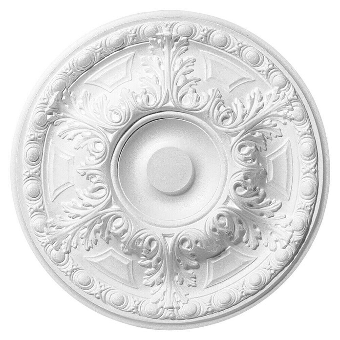 Decosa Rozeta  (Premer: 48 cm, Ekspandirani polistiren (EPS)) | 6454 - Rosetten | HBDI - Deckenplatten,Kork,Isolierung | HBD - Tapeten | HB - Tapeten | H - Innendeko/Farben | BAUHAUS