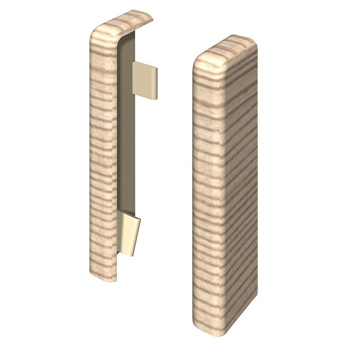 Egger Endkappe Cubical (Esche beige, 2 Stk., Passend für: Egger Cubical Sockelleisten 14 x 58 mm) | BAUHAUS