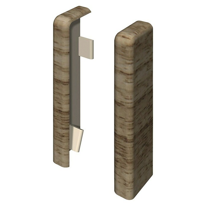 Egger Endkappe Cubical (Eiche beige, 2 Stk., Passend für: Egger Cubical Sockelleisten 14 x 58 mm) | BAUHAUS