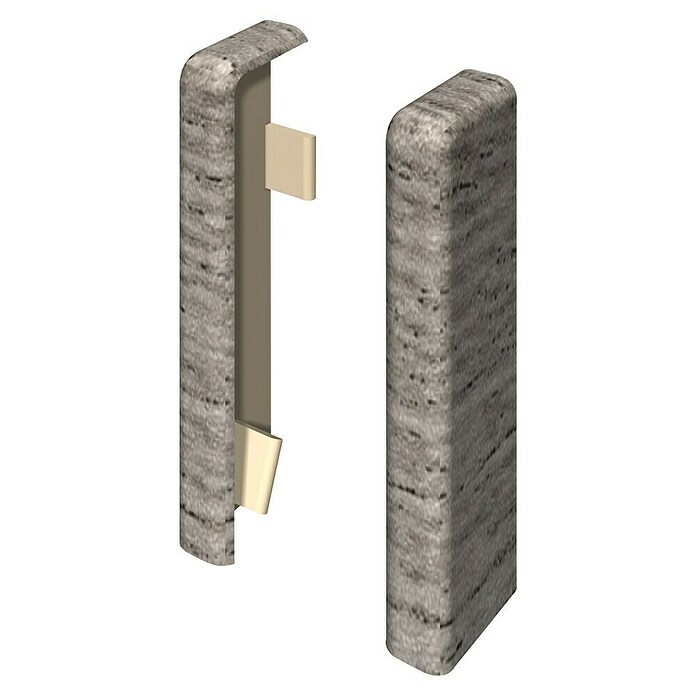 Egger Endkappe Cubical (Eiche silber, 2 Stk., Passend für: Egger Cubical Sockelleisten 14 x 58 mm) | BAUHAUS
