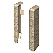 Egger Endkappe Cubical (Eiche hellgrau, 2 Stk., Passend für: Egger Cubical Sockelleisten 14 x 58 mm) | BAUHAUS