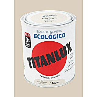 Titanlux Esmalte de color Eco (Blanco piedra, Mate, 750 ml, Base de agua)