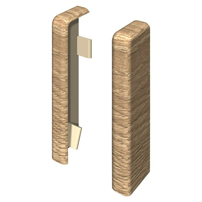 Egger Endkappe Cubical (Eiche taupe, 2 Stk., Passend für: Egger Cubical Sockelleisten 14 x 58 mm) | BAUHAUS