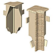Egger Innenecke Cubical (Eiche mittelbraun, 2 Stk., Passend für: Egger Cubical Sockelleisten 14 x 58 mm) | BAUHAUS