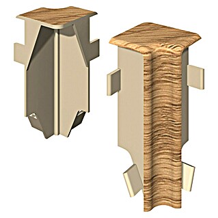 Egger Innenecke Cubical (Eiche Toffee, 2 Stk., Passend für: Egger Cubical Sockelleisten 14 x 58 mm)