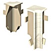 Egger Innenecke Cubical (Eiche graublau, 2 Stk., Passend für: Egger Cubical Sockelleisten 14 x 58 mm) | BAUHAUS